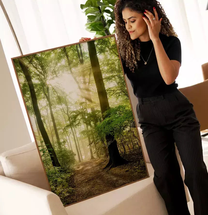 Quadro Decorativo A Estrada da Floresta · foto 2
