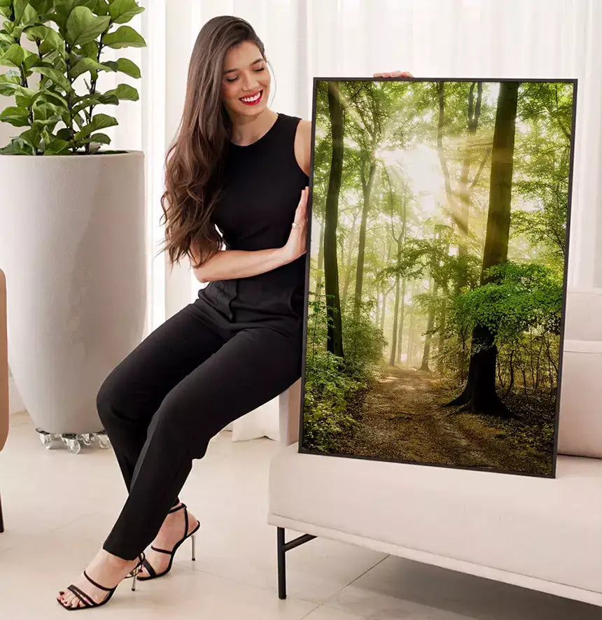 Quadro Decorativo A Estrada da Floresta · foto 4