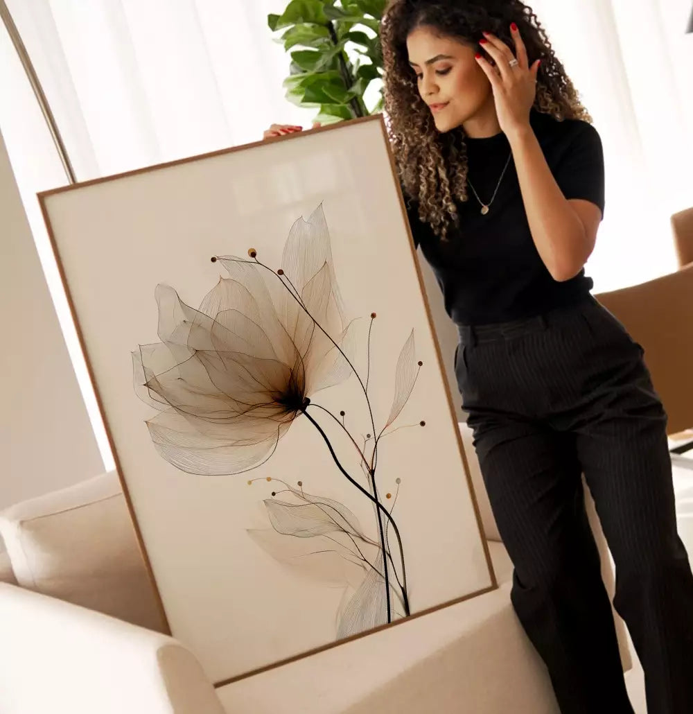 Quadro Decorativo A Flor Etérea · foto 2