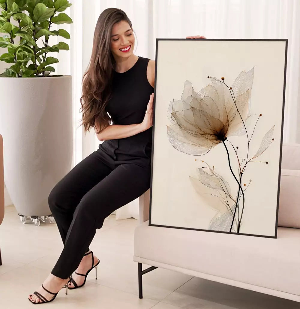 Quadro Decorativo A Flor Etérea · foto 4