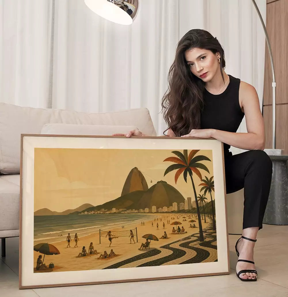 Quadro Decorativo A Orla de Copacabana · foto 2