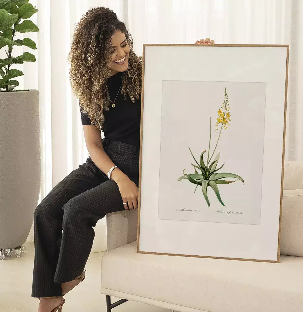 Quadro Decorativo Coleção Botanical Floral Anthericum · foto 5