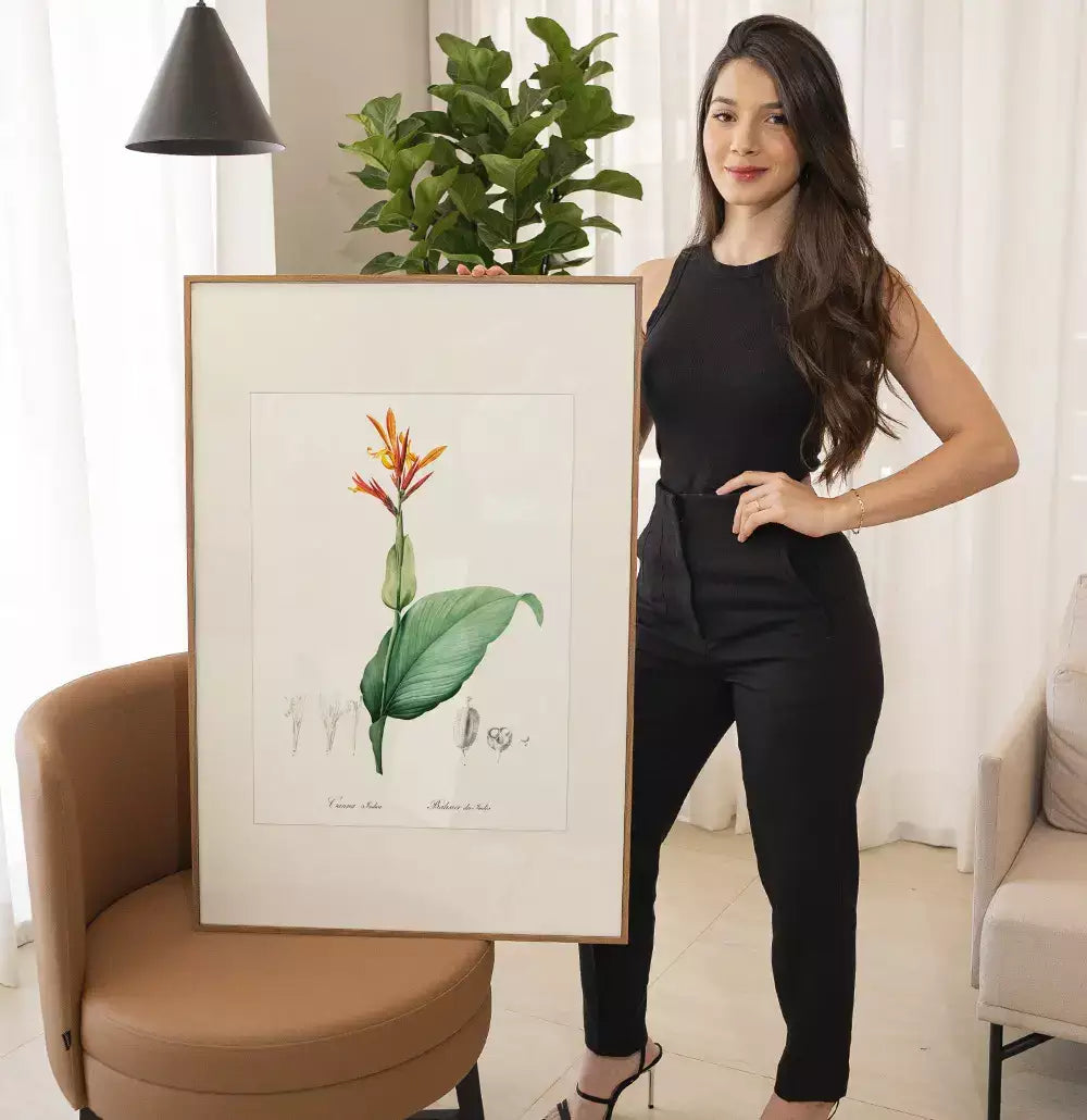 Quadro Decorativo Coleção Botanical Floral Canna Indica · foto 4