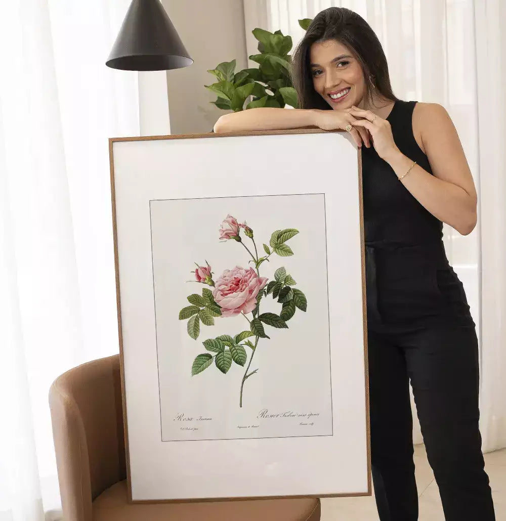 Quadro Decorativo Coleção Botanical Floral Rosa Irnermis · foto 2