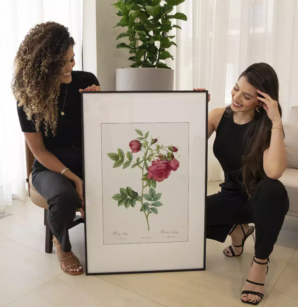 Quadro Decorativo Coleção Botanical Floral Rosa Rapa · foto 3