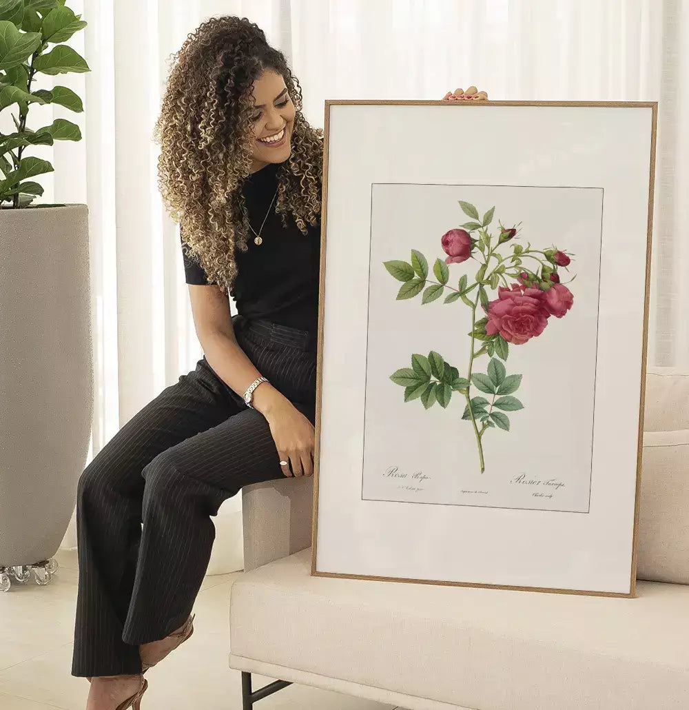 Quadro Decorativo Coleção Botanical Floral Rosa Rapa · foto 5