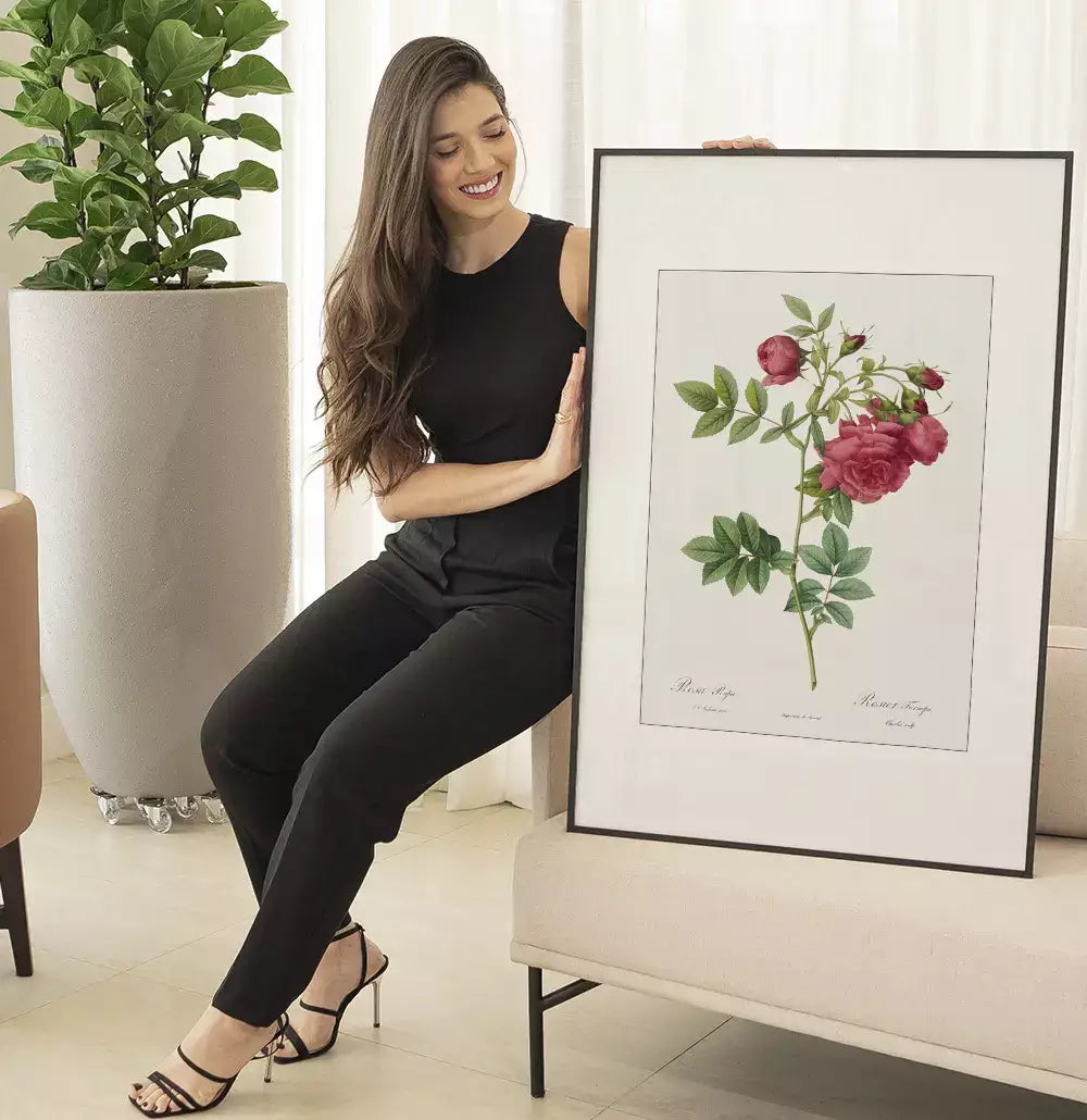 Quadro Decorativo Coleção Botanical Floral Rosa Rapa · foto 6