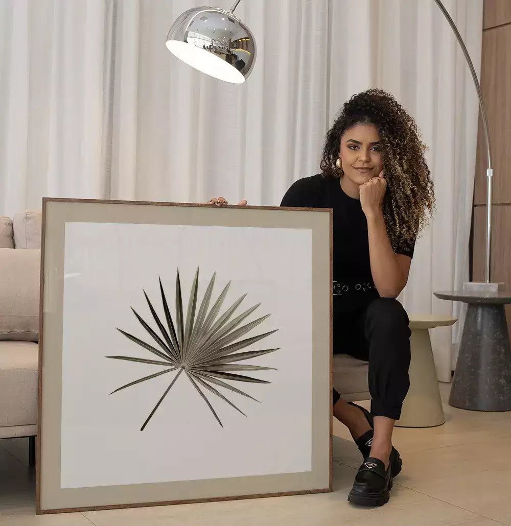 Quadro Decorativo Floral Botanical Planta Tons de Sépia · foto 4