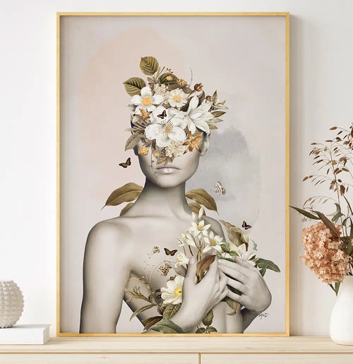 Anseio de Flores - Coleção Collage Flowers