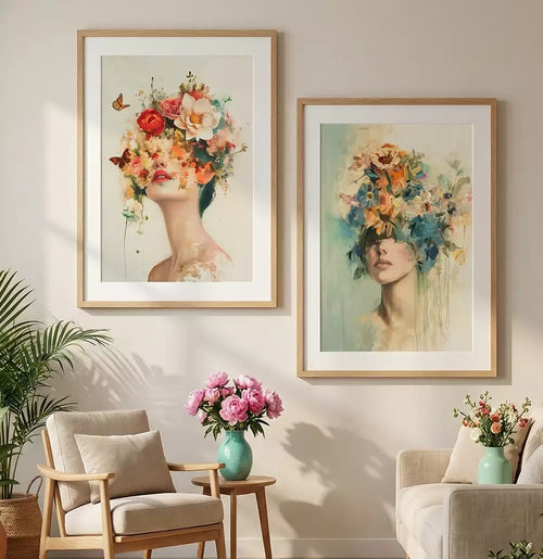 Kit Quadro Decorativo A Expansão das Flores