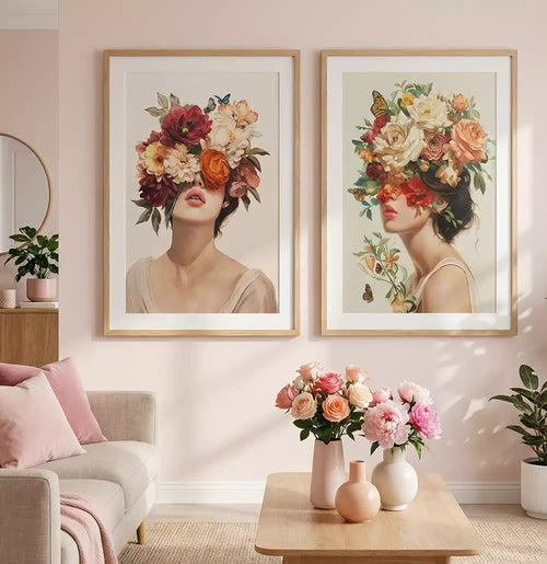 Kit Quadro Decorativo A Intimidade da Flora