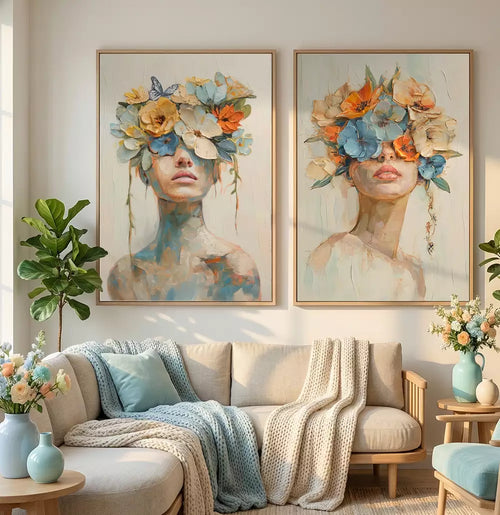 Kit Quadro Decorativo A Leveza do Jardim