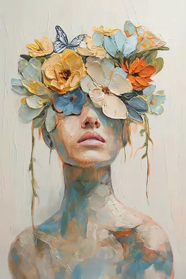 Kit Quadro Decorativo A Leveza do Jardim · arte da peça 1 de 2