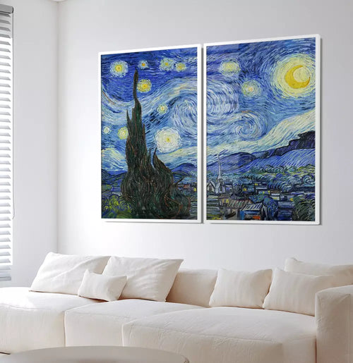 Kit Quadro Decorativo A Noite Estrelada Van Gogh