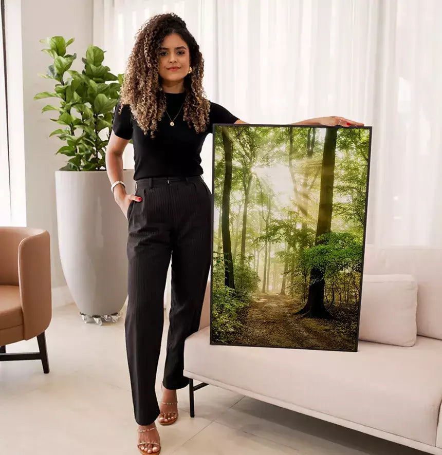 Quadro Decorativo A Estrada da Floresta · foto 6