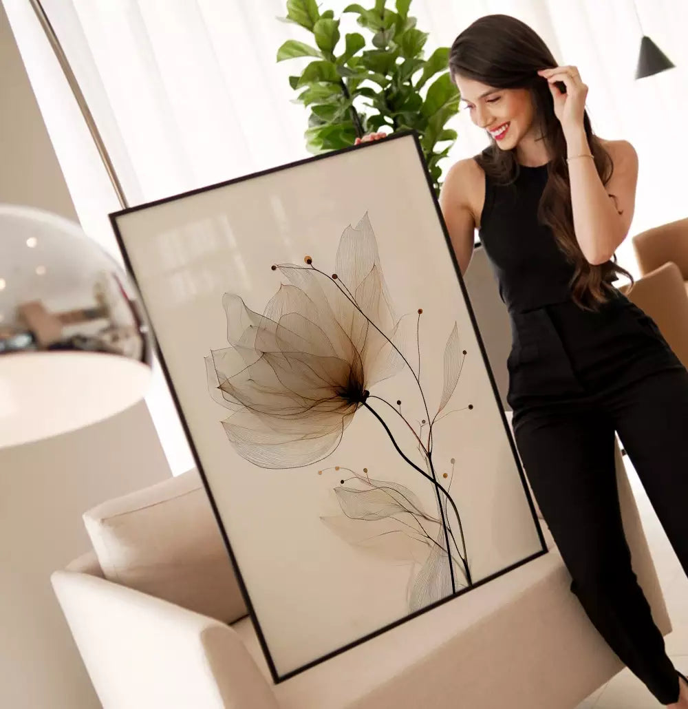Quadro Decorativo A Flor Etérea · foto 3