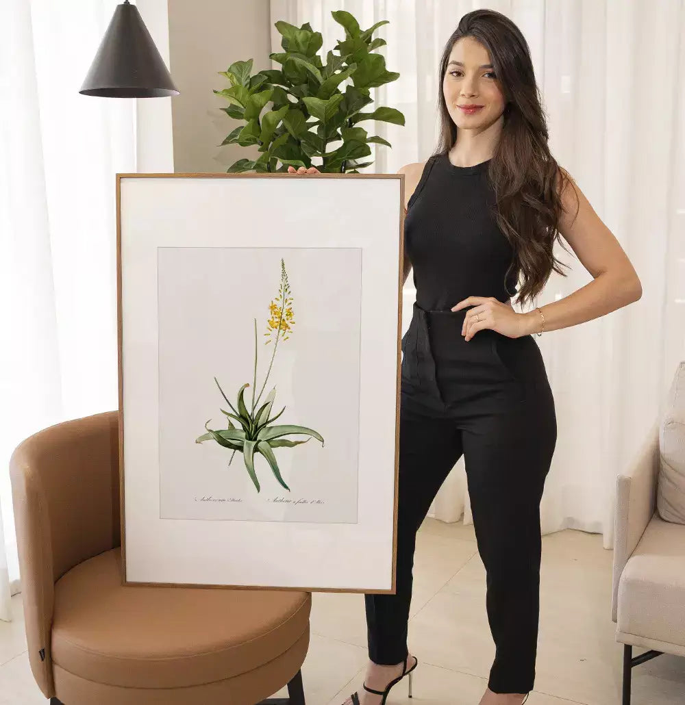 Quadro Decorativo Coleção Botanical Floral Anthericum · foto 4