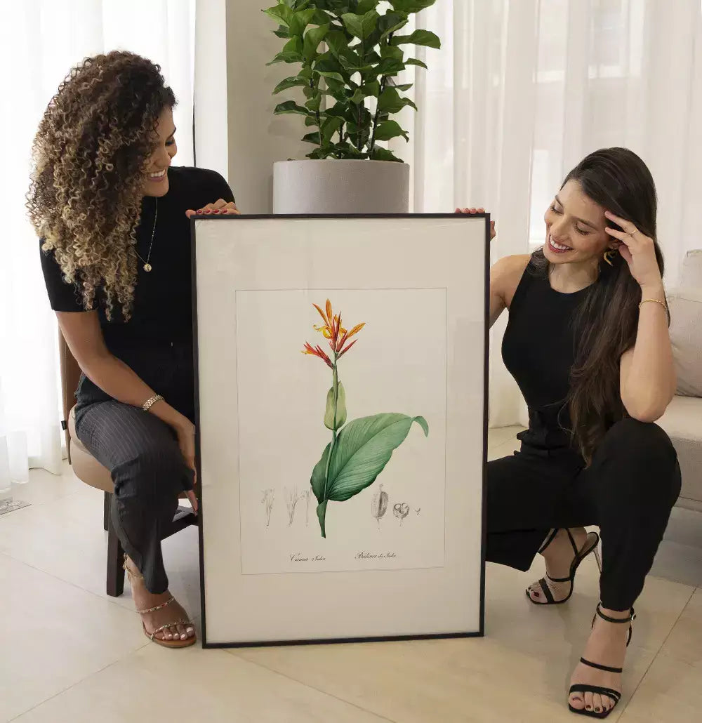 Quadro Decorativo Coleção Botanical Floral Canna Indica · foto 3