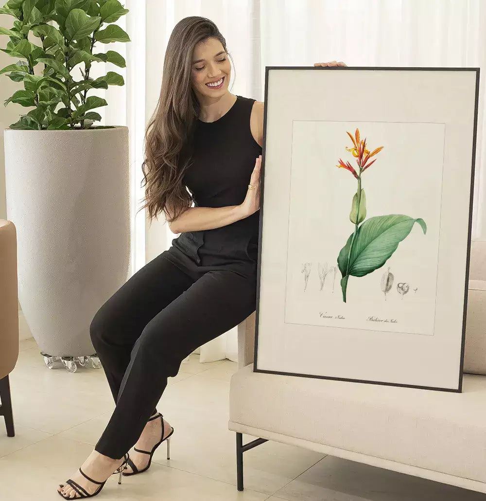 Quadro Decorativo Coleção Botanical Floral Canna Indica · foto 6