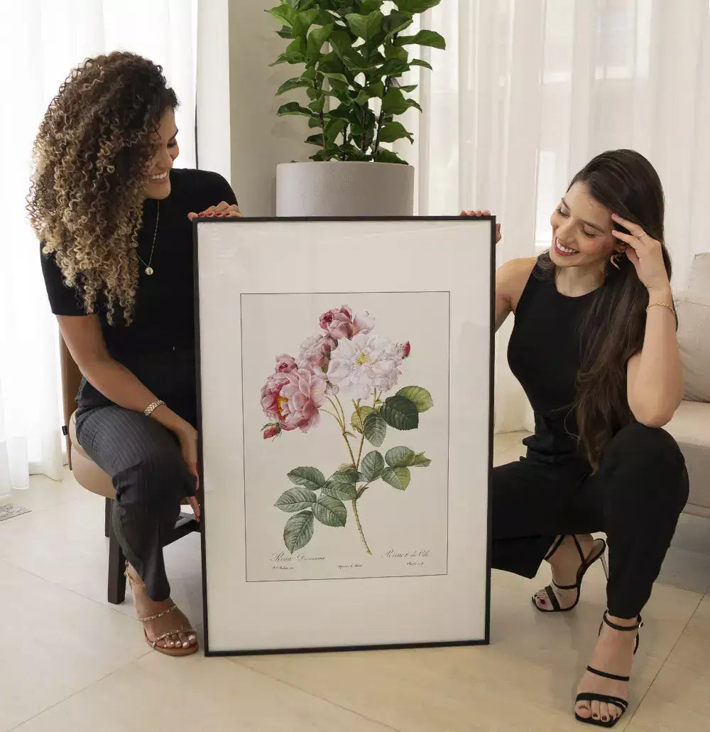 Quadro Decorativo Coleção Botanical Floral Rosa Damascena · foto 3