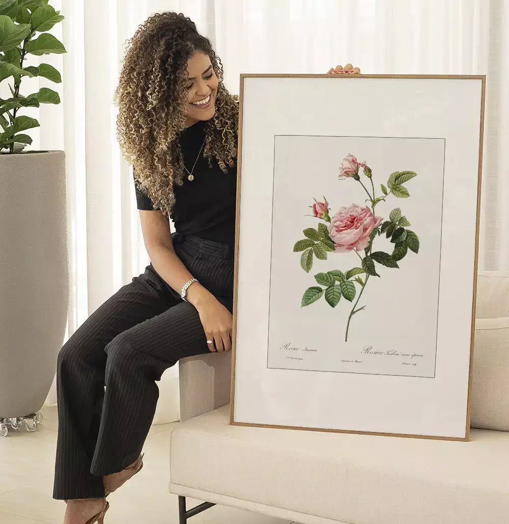 Quadro Decorativo Coleção Botanical Floral Rosa Irnermis · foto 5
