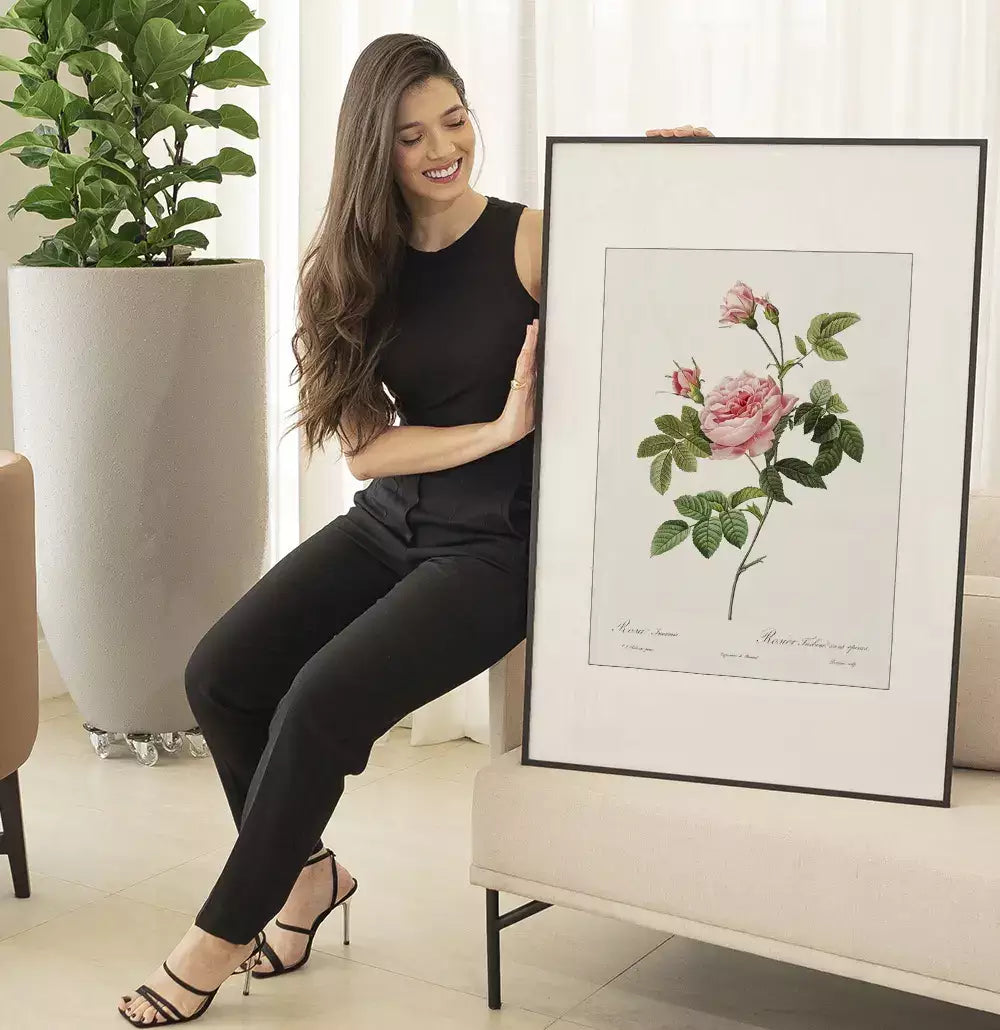 Quadro Decorativo Coleção Botanical Floral Rosa Irnermis · foto 6