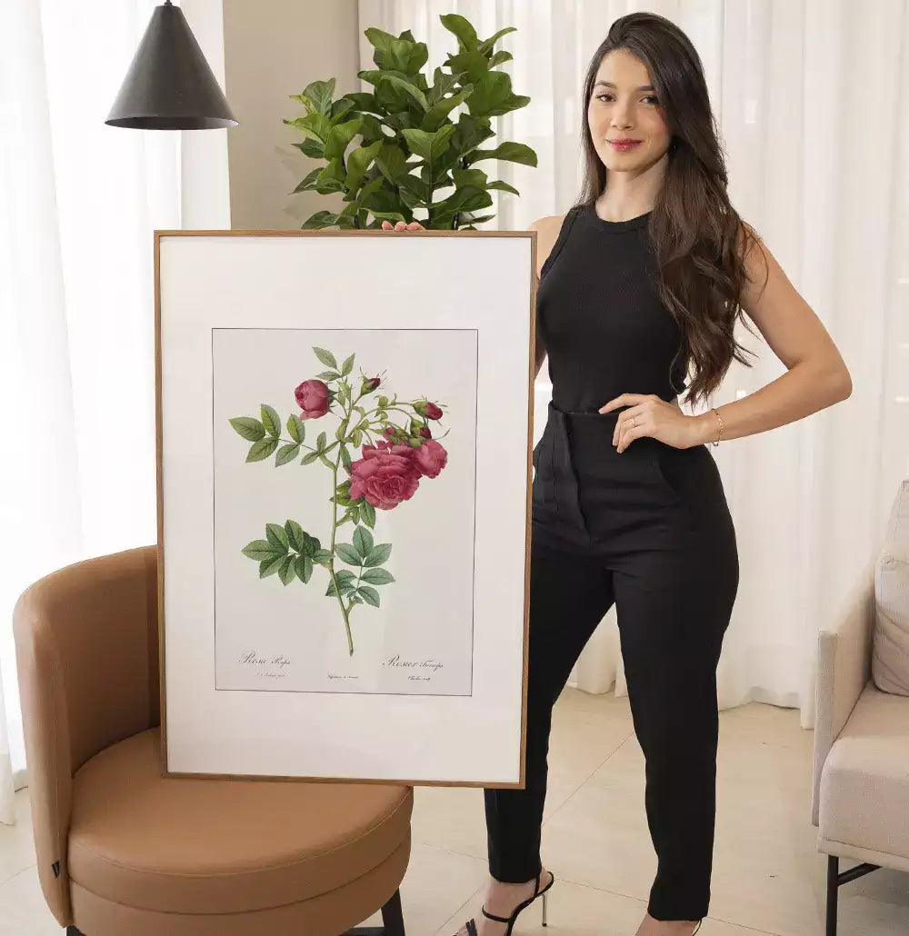 Quadro Decorativo Coleção Botanical Floral Rosa Rapa · foto 4